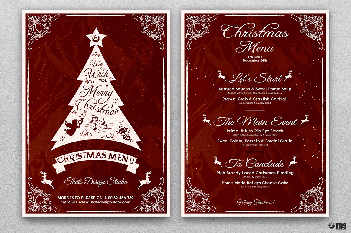 Dribbble - 01 Christmas Menu Template V5 Dribbble.jpg By Lionel Laboureur