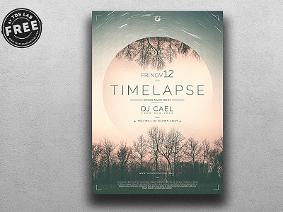 Free Time Lapse Flyer Template