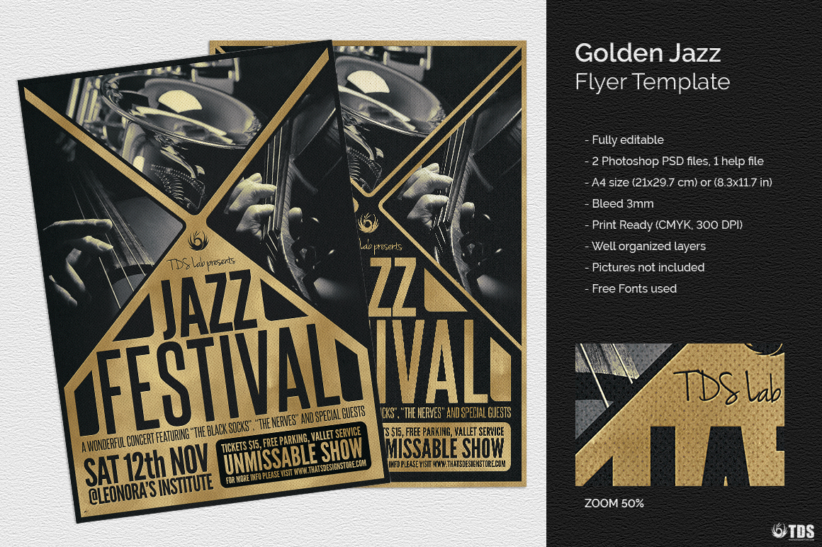 Джаз голден. Gold Flyer. Jazz Flyer. Gold Flayer. Flyer шаблон PSD джаз Jazz.