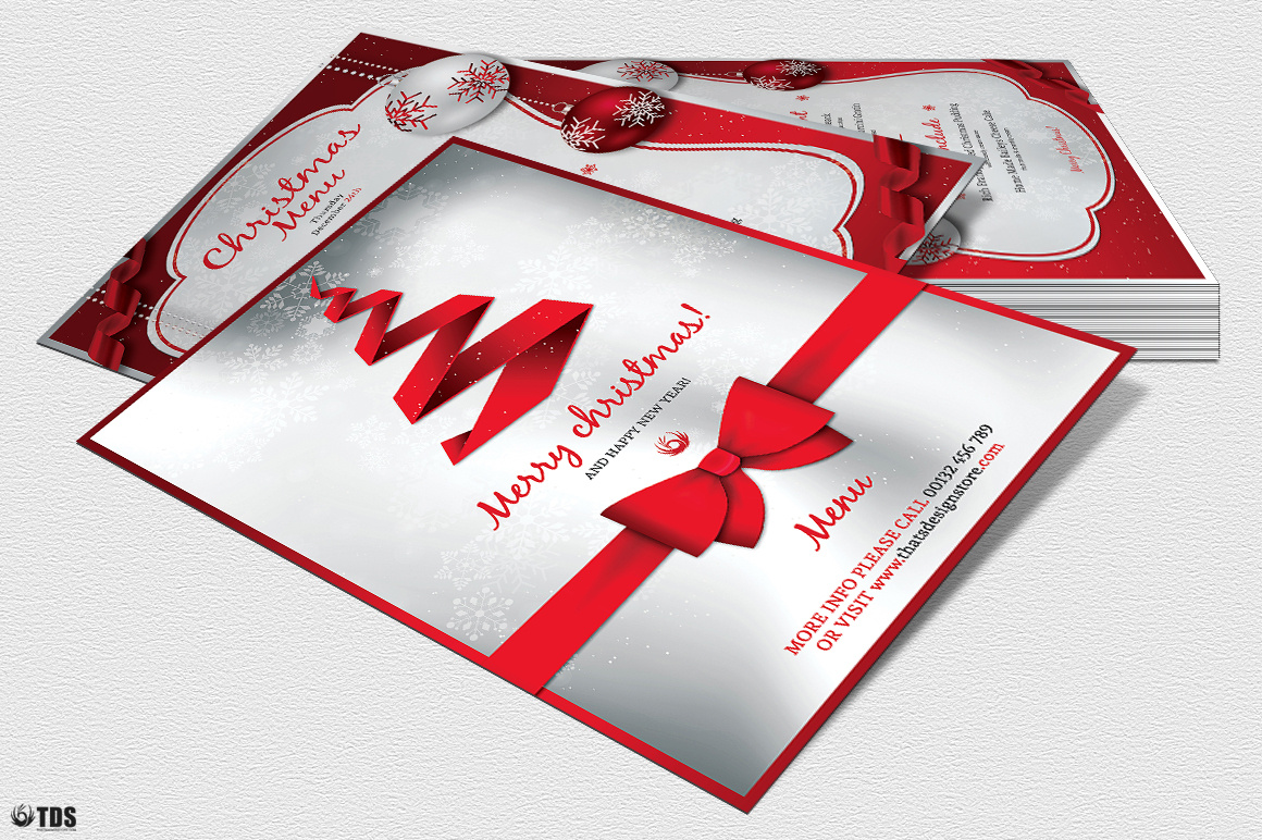 Dribbble 05 christmas menu template v4 jpg By Lionel Laboureur