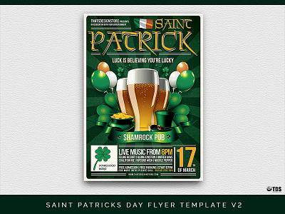 Saint Patricks Day Flyer Template V2