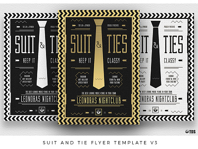 Suit and Tie Flyer Template V3