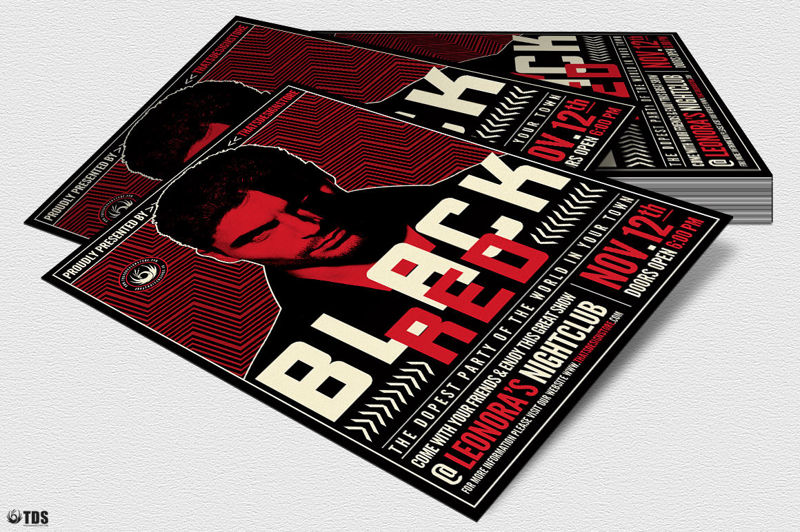 black and red big flyer