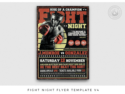 Fight Night Flyer Template V4