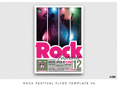 Rock Festival Flyer Template V6