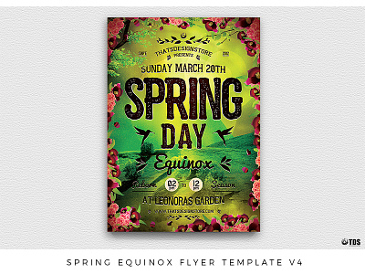 Spring Equinox Flyer Template V4