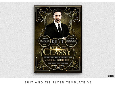 Suit and Tie Flyer Template V2