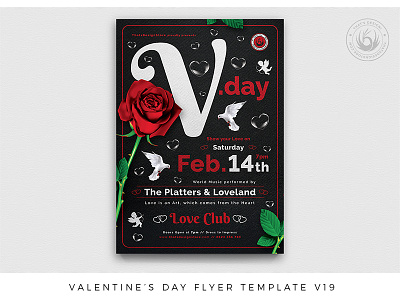 Valentines Day Flyer Template V19