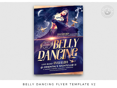 Belly Dancing Flyer Template V2