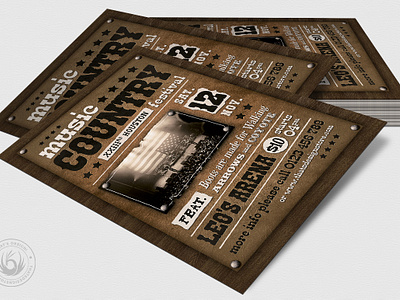 Country Music Flyer Template V2 by Lionel Laboureur for Thats Design ...