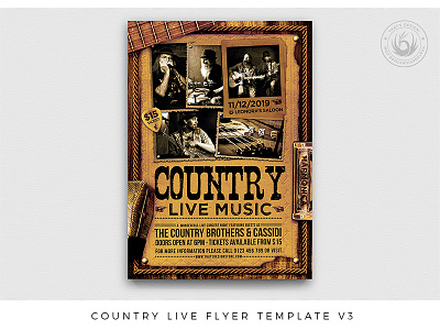 Country Live Flyer Template V3
