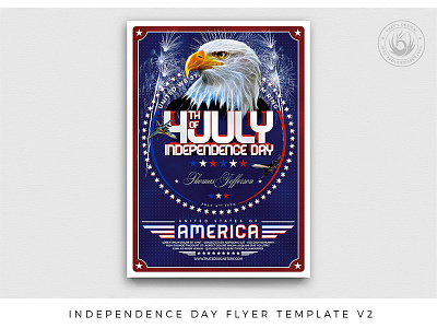 Independence Day Flyer Template V2 america american camo celebration design flyer flyer template independence labor memorial night patriot photoshop political poster poster a day psd thatsdesign united states usa