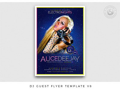 DJ Guest Flyer Template V8