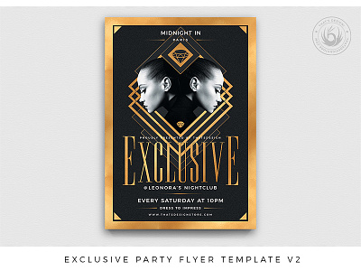 Exclusive Party Flyer Template V2