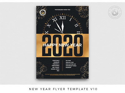 New Year Flyer Template V10