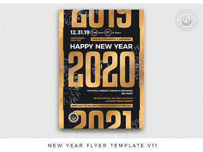 New Year Flyer Template V11
