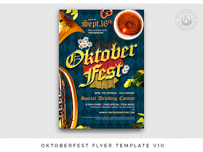 Oktoberfest Flyer Template V10