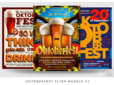 Oktoberfest Flyer Bundle V3
