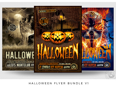 Halloween Flyer Bundle V1