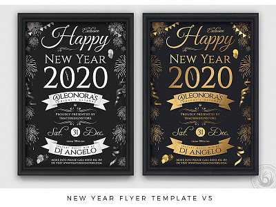 New Year Flyer Template V5