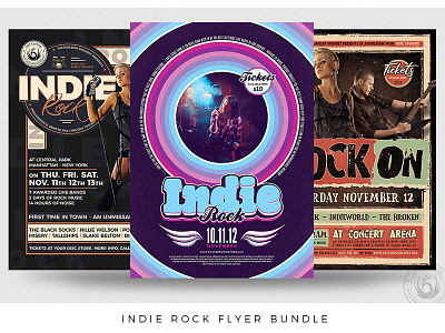 Indie Rock Flyer Bundle