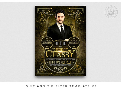 Suit and Tie Flyer Template V2