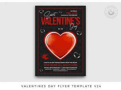 Valentines Day Flyer Template V24