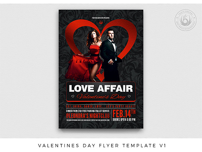 Valentines Day Flyer Template V1