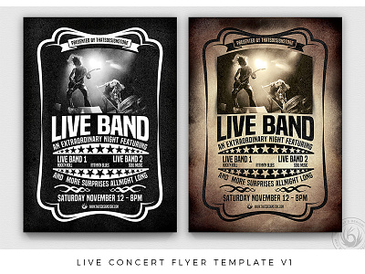 Live Concert Flyer Template V1