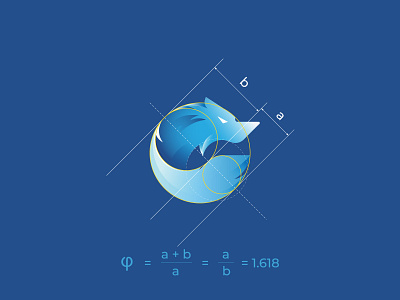 Wolf Logo Design Golden Ratio By Dainogo On Dribbble