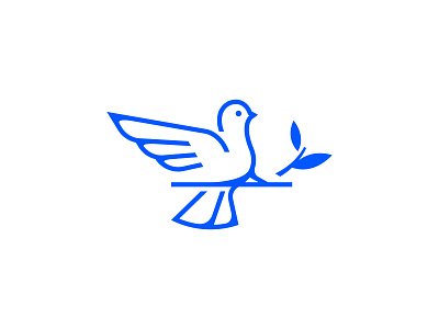 Dove Logo - Bird Logo Design by DAINOGO on Dribbble