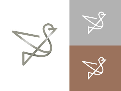 Bird Logo Design animal logo bird bird logo creative logo logo logo design logo for sale mark minimal logo minimalism monogram logo simple logo symbol