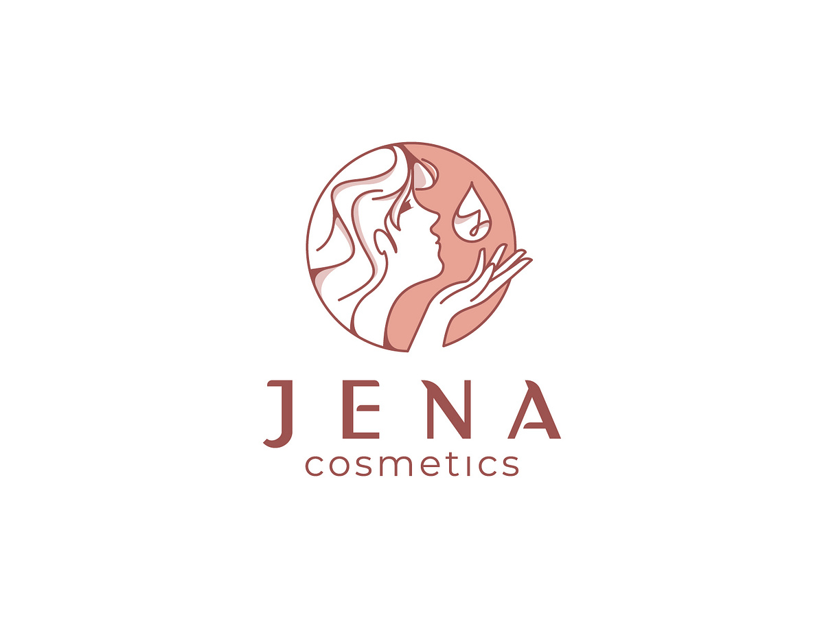 JENA Cosmetics - Logo Design by DAINOGO on Dribbble