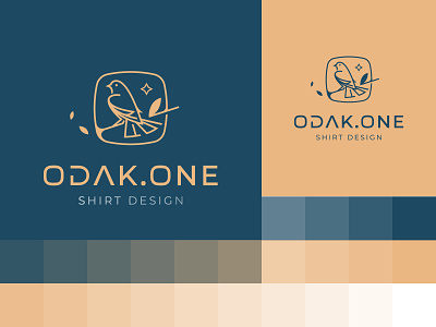 ODAK.ONE - Bird Logo animal logo bird bird logo branding creative design logo logo design logofolio mark minimal logo portfolio shirt simple logo symbol