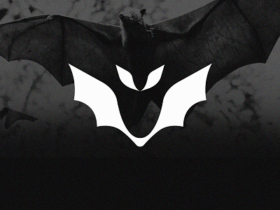AVA - Bat Logo Design animal logo bat bat design bat logo black creative logo dainogo design logo logo design logo ideas mark nature symbol wildlife
