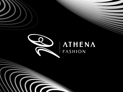 ATHENA Fashion & Sport Logo and Grid black and white branding dainogo fashion logo golden ratio graphic design grids logo logo design logo grid logo portfolio logofolio sport logo symbol