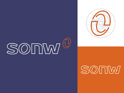Sonw Logo Design and Grid