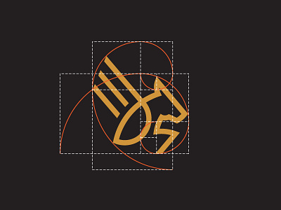 Pegasus Logo with Golden Ratio