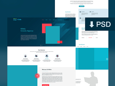 Download Psd Website Designs Themes Templates And Downloadable Graphic Elements On Dribbble PSD Mockup Templates