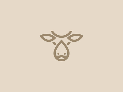 Cow + Milk Logo - For Sale animal brand buy logo cow cow milk logo for sale line logo logo design mark milk monogram symbol