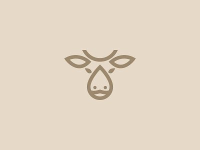 Cow + Milk Logo - For Sale