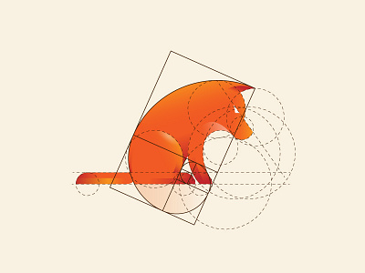 Dog Logo with Golden Ratio and Tutorial