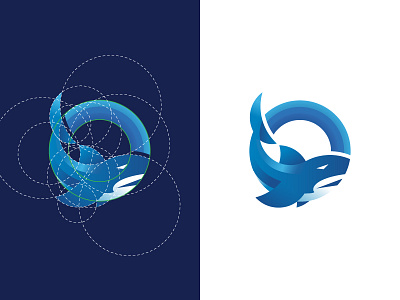 Ocnhost Logo And Golden Ratio By Dainogo On Dribbble