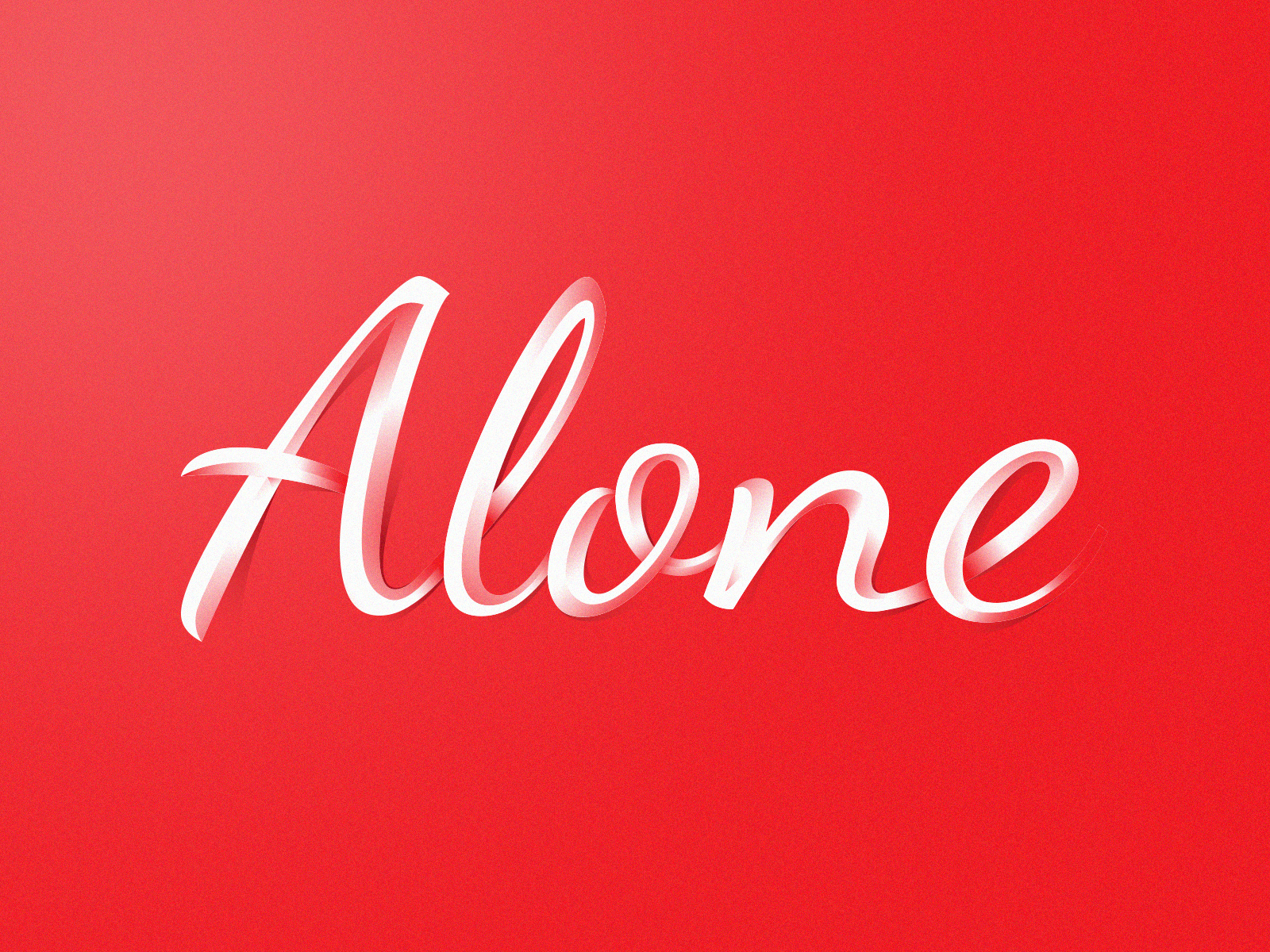 Alone  Stylish text effects by DAINOGO on Dribbble