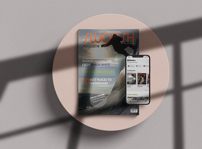 Magazine Cover branding design package design typography web