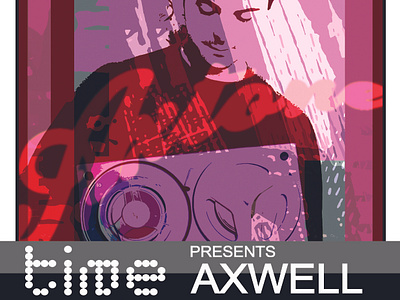Axwell flyer design dj graphic design graphics illustration music photoshop poster vector