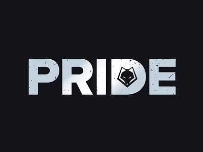 PRIDE - Winterfox Logo Concept csgo esports gaming gradient logo simple video games winterfox youtube