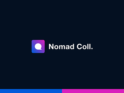 Nomad Coll. Rebrand before after brand identity branding case study design flat glyph gradient illustrator logo logo a day mockup rebrand twitch vector