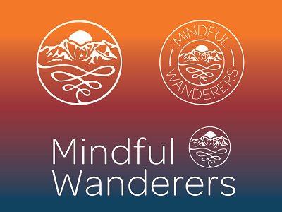 Mindful Wanderers- Visual Identity brandidentity branding design system graphic design illustration lifestylebrand logo logo design visual identity yoga