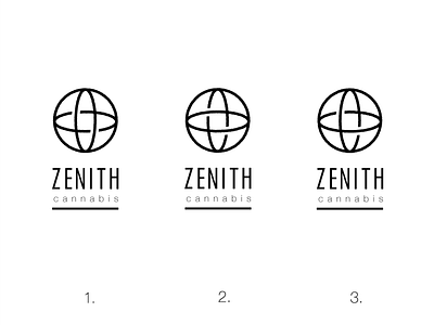 Zenith Cannabis Logo Design brandidentity branding cannabis branding cannabis logo cannabis packaging illustration logo monoline package design